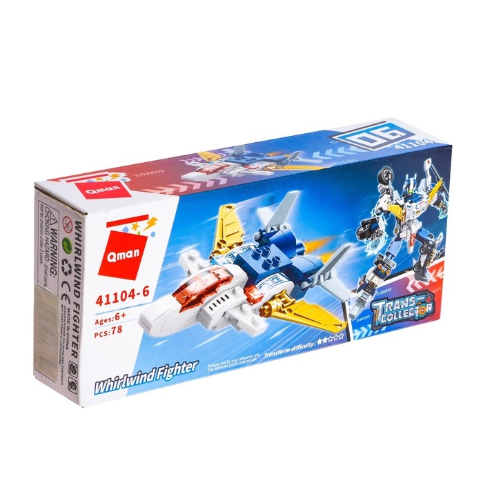 Конструктор Робот &laquo;Полицейский транспорт&raquo;, 6 видов, МИКС