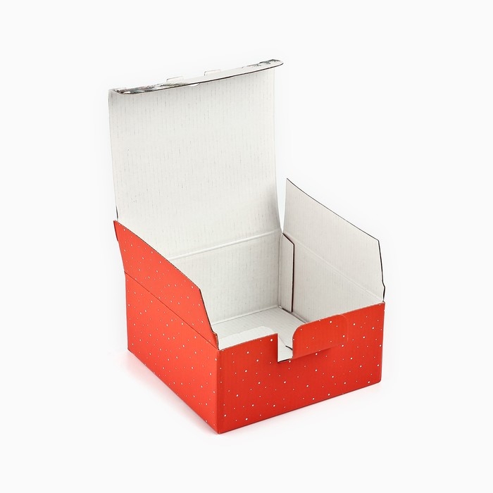 Коробка подарочная новогодняя складная &laquo;Снегири&raquo;, 15 х 15 х 7 см, Новый год