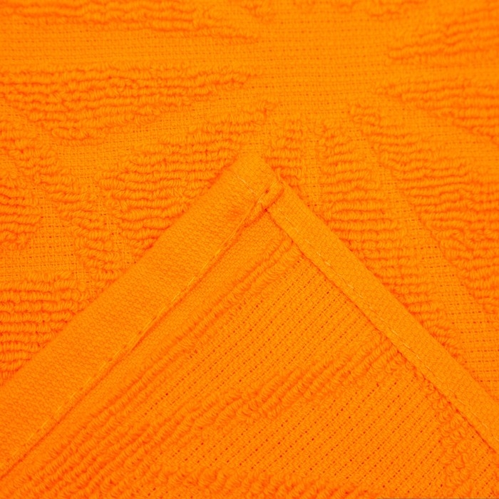 Полотенце махровое Апельсины 30х50см, оранжевый, 400г/м, хл100%