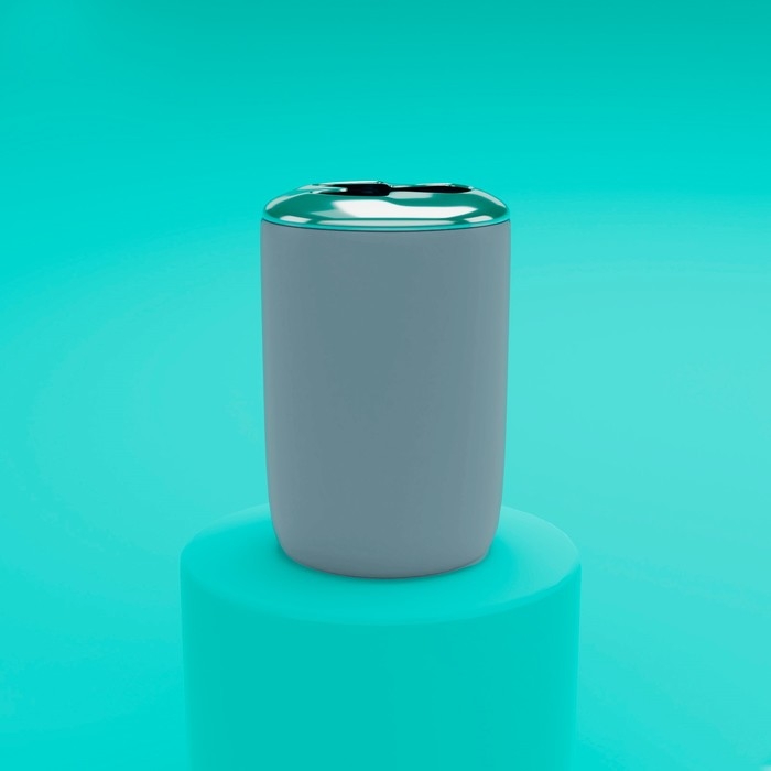 Набор аксессуаров для ванной комнаты &laquo;Тринити&raquo;, 6 предметов (мыльница, дозатор для мыла, два стакана, ёрш, ведро), цвет серый