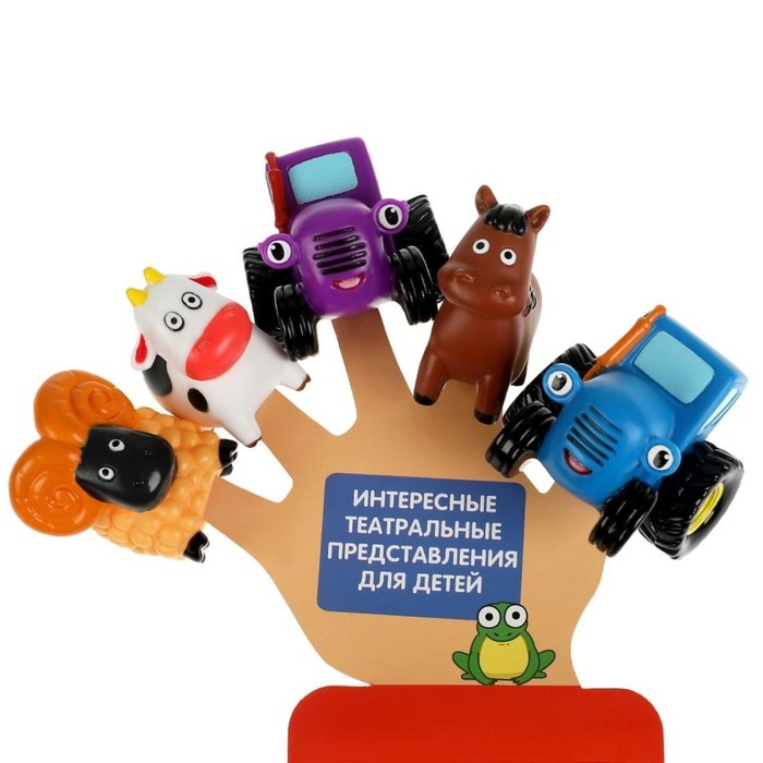 Игрушка для ванны «Пальчиковый театр. Синий трактор» Игрушка для ванны «Пальчиковый театр. Синий трактор»