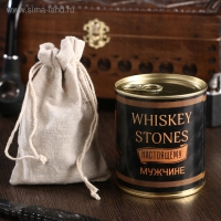 Набор камней для виски "Whiskey stones. Vintage", в консервной банке, 9 шт.