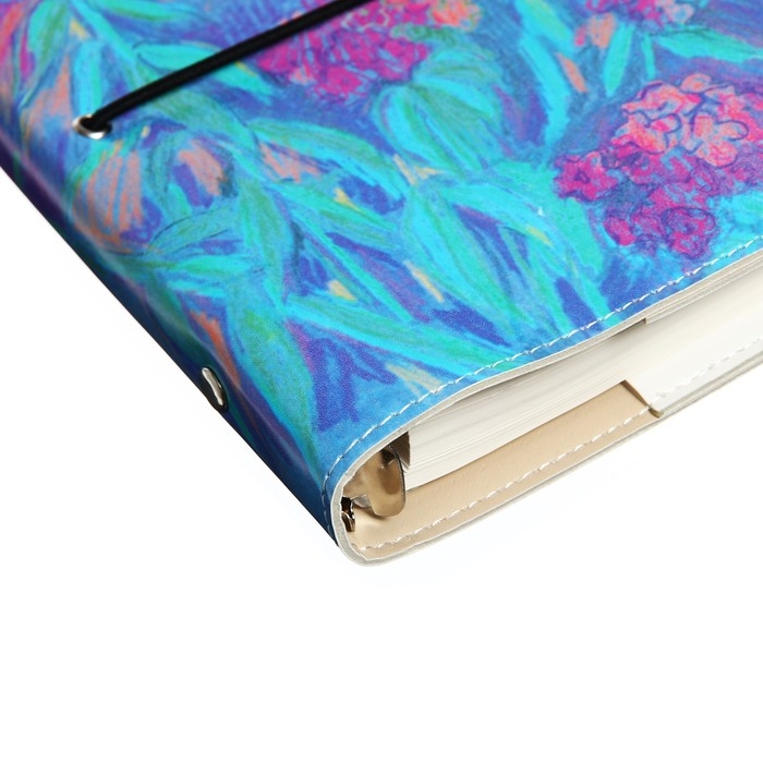 Записная книжка А5, 160 листов на кольцах DAILY JOURNAL, обложка искусственная кожа, блок с иллюстрациями 80 г/м2, МИКС