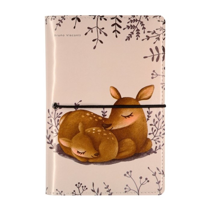 Записная книжка А5, 160 листов на кольцах DAILY JOURNAL, обложка искусственная кожа, блок с иллюстрациями 80 г/м2, МИКС