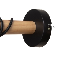 Бра Ольсен E27 40Вт черный 10х15х18 см Бра Ольсен E27 40Вт черный 10х15х18 см