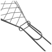 Решётка гриль для рыбы maclay, 30x12 см, хромированная сталь, для мангала