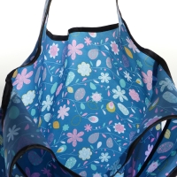 Сумка хозяйственная без застёжки, складная, цвет синий Сумка хозяйственная без застёжки, складная, цвет синий