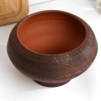 Горшок для жаркого "Гладкий", 0,6 л., 13х14х14 см Горшок для жаркого "Гладкий", 0,6 л., 13х14х14 см