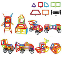 Конструктор магнитный &laquo;Цветные магниты&raquo;, 27 деталей