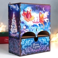 Чайный домик с ящиком "Сказка" 20х15х8,5 см