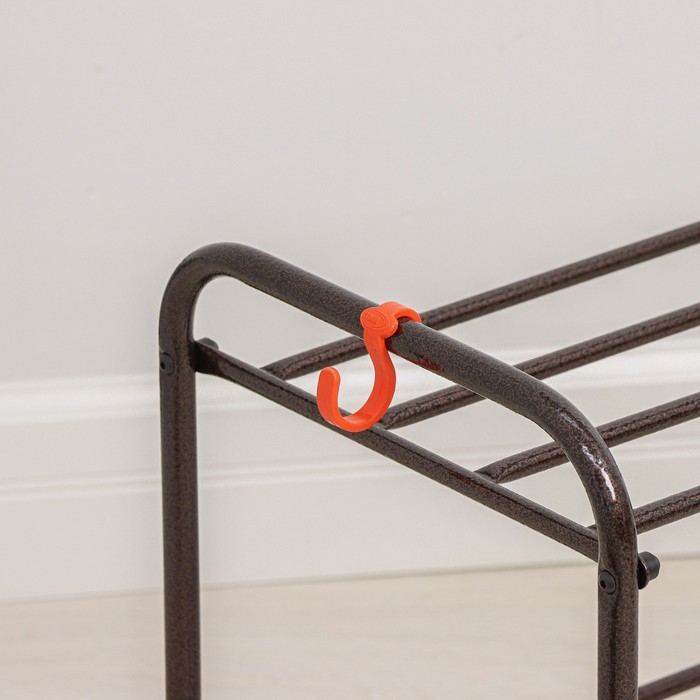 Подставка для обуви, 2 яруса, 87&times;30&times;45 см, медный антик