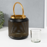 Подсвечник металл на 1 свечу "Зерно" d=5 см 15х15х17,5 см Подсвечник металл на 1 свечу "Зерно" d=5 см 15х15х17,5 см