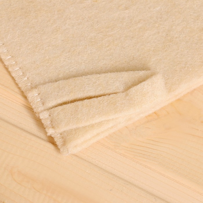 Рукавица для бани и сауны светлая