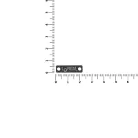 Шильдик металлический Alfa Liten, серый Шильдик металлический Alfa Liten, серый