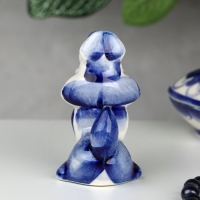 Сувенир &laquo;Волк&raquo;, 7 см, гжель