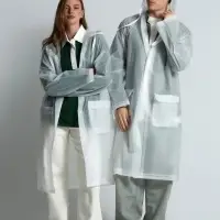 Дождевик RainDrop, белый, размер XS/S