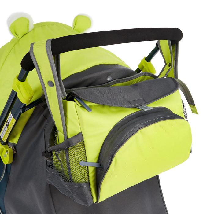 Санки коляска &laquo;Ника Детям НД 7-6&raquo;, рисунок с жирафом, цвет лимонный, механизм качания