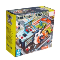 Парковка-автотрек «Город», с 4 машинами, свет и звук, работает от батареек Парковка-автотрек «Город», с 4 машинами, свет и звук, работает от батареек