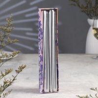 Набор Свечей античных, 2,2х 30 см, 4 штук, серебряный металлик