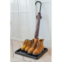 Лоток для обуви, 43,5&times;39 см, цвет чёрный