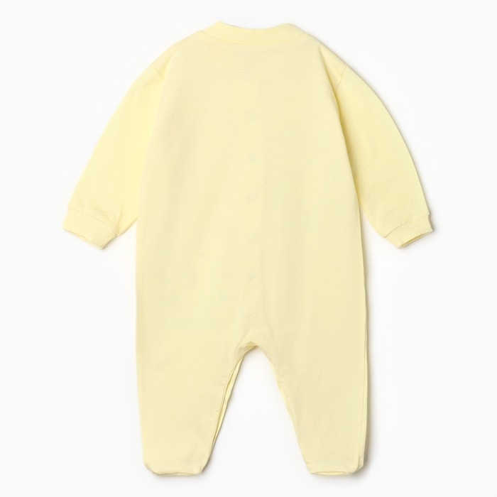 Комбинезон для девочки, цвет желтый, рост 80 см