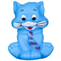 Резиновая игрушка для ванны &laquo;Котик&raquo;, с пищалкой, 1 шт, цвет МИКС, Крошка Я