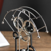 Маятник настольный антистресс &laquo;Сфера: кольца&raquo;, 10.5&times;15.5&times;20 см