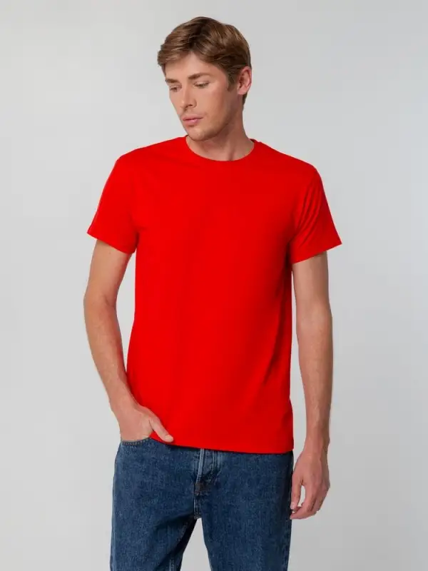 Футболка унисекс T-bolka 140, красная, размер XXL