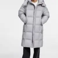 Пуховик унисекс Kapsula, серый, размер ХL/ХХL