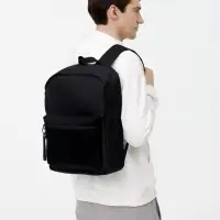 Рюкзак Patch Catcher с карманом из липучки, черный