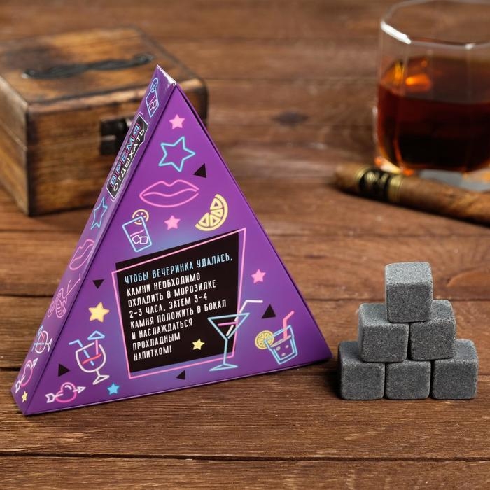 Камни для виски Cocktail, 6 шт Камни для виски Cocktail, 6 шт