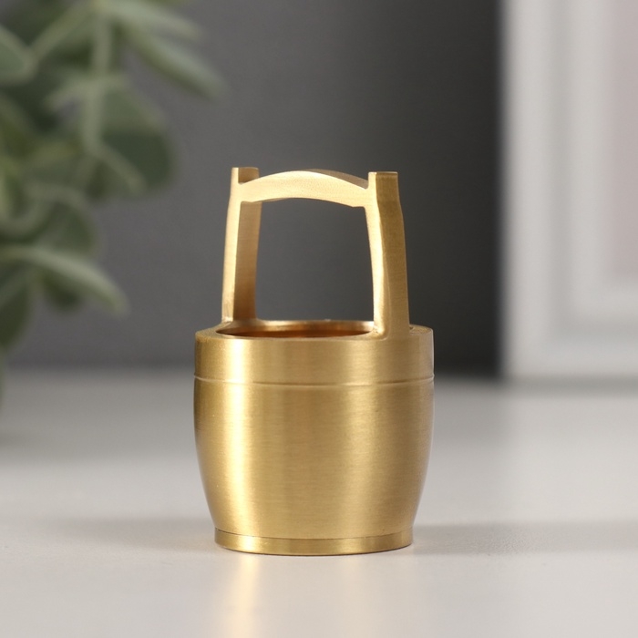 Сувенир латунь Сувенир латунь "Чаша богатства" 3х3х5 см