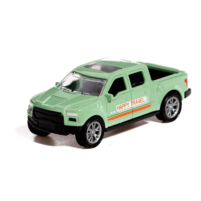 Машина металлическая «Автотур», с прицепом, цвет МИКС Машина металлическая «Автотур», с прицепом, цвет МИКС