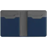 Картхолдер с отделением для купюр Dual, синий Картхолдер с отделением для купюр Dual, синий