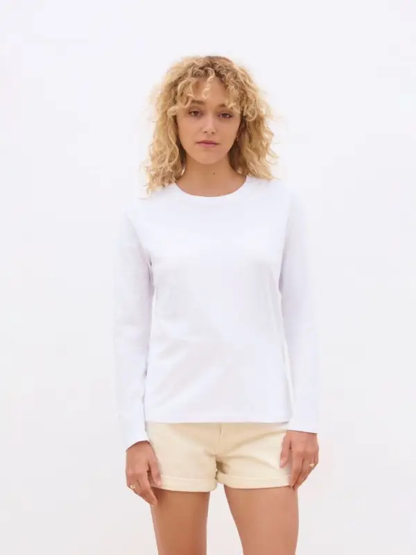 Футболка с длинным рукавом женская Monarch Women, ярко-синяя, размер XS