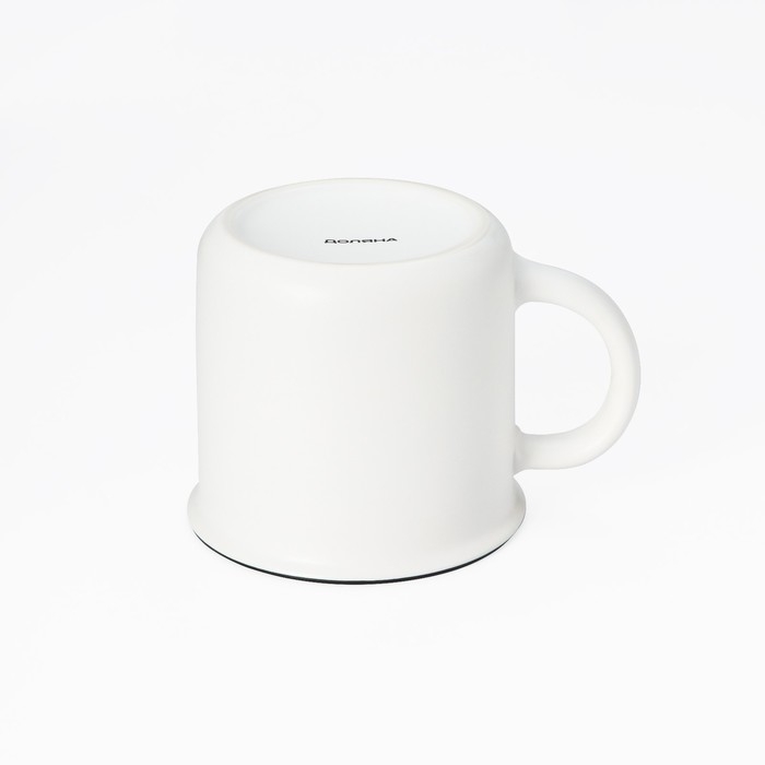 Кружка фарфоровая Доляна &laquo;Новый год. Снеговик&raquo;, 380 мл, цвет белый