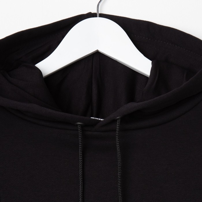 Худи мужское MINAKU "Решайся", цвет чёрный, размер 48