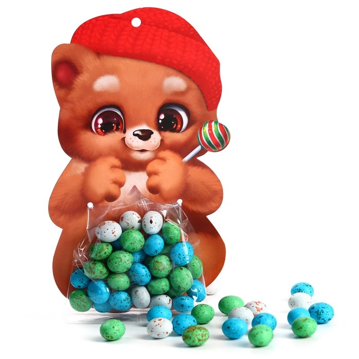 Новый год! Шоколад с печеньем, на открытке «Волшебного Нового года» Новый год! Шоколад с печеньем, на открытке «Волшебного Нового года»