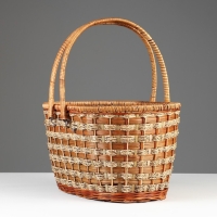 Корзина плетеная "Пикник", без крышки, 40х29х24/43 см Корзина плетеная "Пикник", без крышки, 40х29х24/43 см