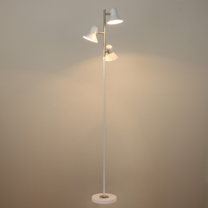 Торшер "Спот" E27 40Вт белый 22х22х173 см