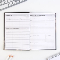 Набор &laquo;Золотой учитель&raquo;: ежедневник А5 160 листов, планинг 50 листов и ручка пластик