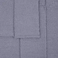 Плед Rombus, серый (стальной)