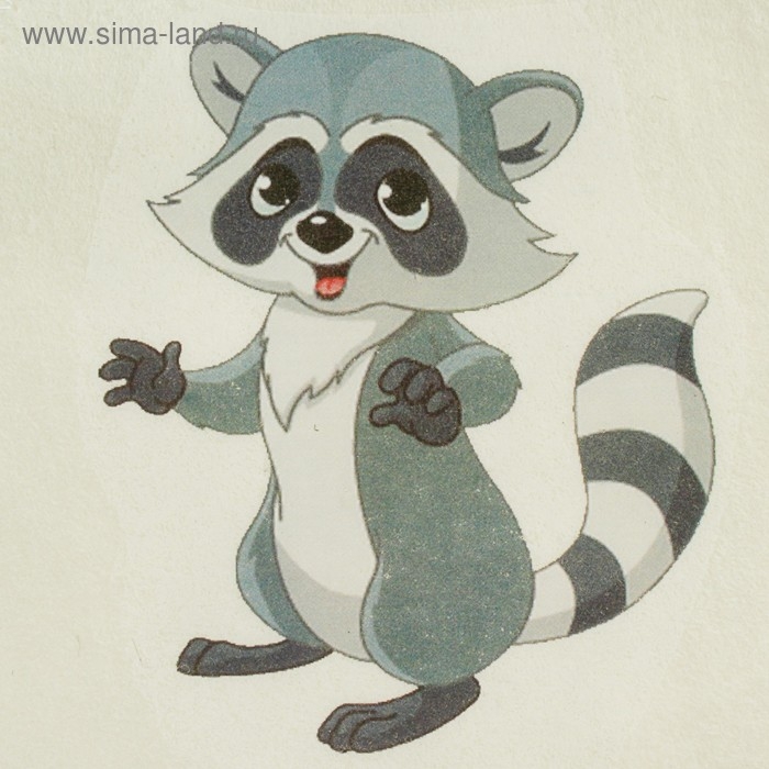 Шапка для бани с детской термопечатью Шапка для бани с детской термопечатью "Енот"