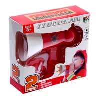 Мегафон &laquo;Пожарный&raquo;, 2 режима: сирена, громкоговоритель, работает от батареек