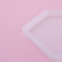 Молд Доляна &laquo;Шестиугольник&raquo;, силикон, 16&times;14&times;1,2 см, прозрачный