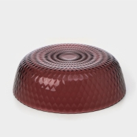 Набор стеклянной посуды &laquo;Идиллия&raquo;, 19 предметов, цвет лилак