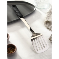 Лопатка из нержавеющей стали с отверстиями Доляна Home, длина 38,5 см, толщина 3 мм Лопатка из нержавеющей стали с отверстиями Доляна Home, длина 38,5 см, толщина 3 мм