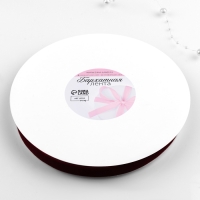 Лента бархатная, 15 мм, 18 &plusmn; 1 м, цвет бордовый №43