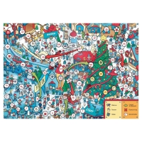 Новогодняя настольная игра-бродилка &laquo;Новый год в городе&raquo;, 36 карт, 5+