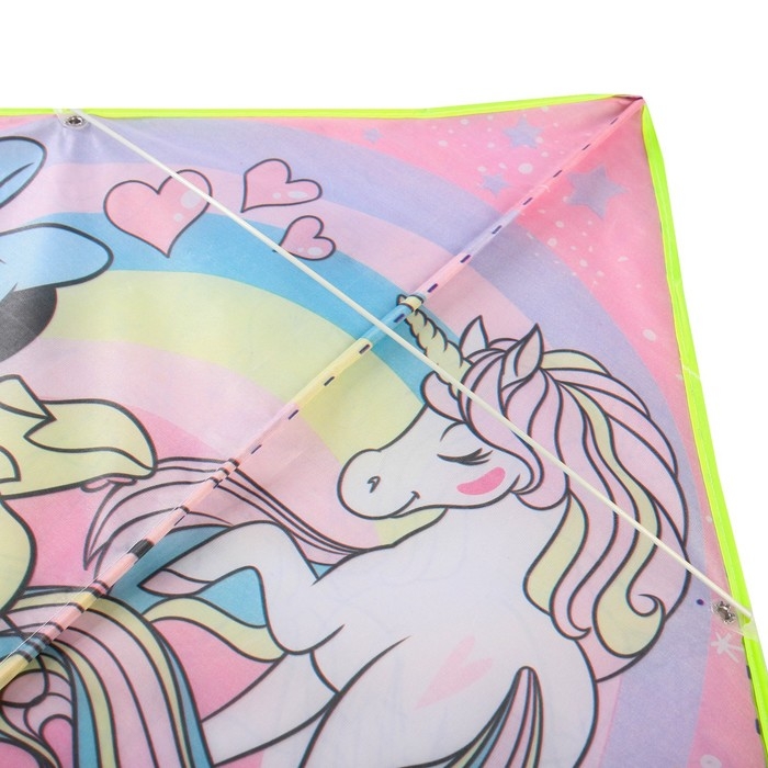 Воздушный змей &laquo;Минни и единорог&raquo;, Минни Маус, 50 х 80 см